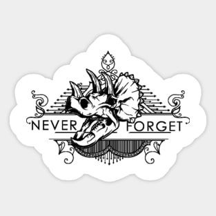 Never Forget Sticker